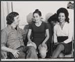 Kathleen Widdoes and unidentified others in rehearsal for the 1974 stage production A Midsummer Night's Dream