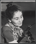Kathleen Widdoes in rehearsal for the 1974 stage production A Midsummer Night's Dream