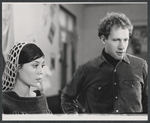 Michael Sacks and unidentified in rehearsal for the 1974 stage production A Midsummer Night's Dream