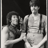 Edward Herrmann and unidentified in the 1974 stage production A Midsummer Night's Dream