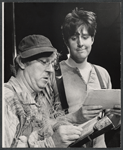 Edward Herrmann and unidentified in the 1974 stage production A Midsummer Night's Dream