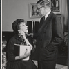 Nancy Kelly and Reginald Denham in rehearsal for stage production A Mighty Man is He