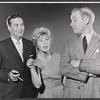 Jeffrey Lynn, Mindy Carson and John Lasell in the national cast of the stage production Mary, Mary