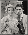 Nancy Marchand and Ellis Rabb in the stage production Man and Superman