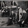 Albert Dekker, George Rose and unidentified others in tour of the stage production A Man for all Seasons