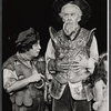 Joey Faye and Robert Wright in publicity for the stage production Man of La Mancha