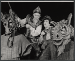 Robert Wright and Joey Faye in publicity photo for the stage production Man of La Mancha