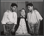 Franchot Tone [center] and unidentified others in the stage production Mandingo