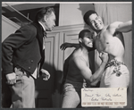Franchot Tone, Coley Wallace and Rockne Tarkington in the stage production Mandingo