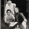 William Roerick [top] and unidentified others in the 1967 production of Marat/Sade
