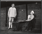 William Roerick and Dennis Patrick in the 1967 production of Marat/Sade