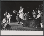 Dennis Patrick [right] and unidentified others in the 1967 production of Marat/Sade