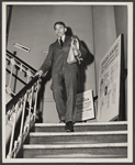 Hal Holbrook at the theater for in Mark Twain Tonight! 1966