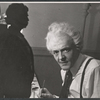 Hal Holbrook preparing to perform in Mark Twain Tonight! 1966