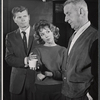 Barry Nelson, Betsy von Furstenberg and John Cromwell in rehearsal for the stage production Mary, Mary