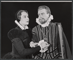 Irene Worth and Douglas Campbell in the stage production Mary Stuart