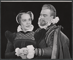 Irene Worth and Douglas Campbell in the stage production Mary Stuart