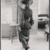 Marisa Mell in rehearsal for the stage production Mata Hari