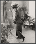 Marisa Mell in rehearsal for the stage production Mata Hari