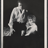 Frank Porretta and Joan Carroll in the stage production Lulu