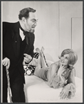 Donald Gramm and Patricia Cullen in the 1967 stage production Lulu