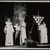 Peter Bull [center] and unidentified others in the stage production Luther
