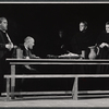 Albert Finney [right] and unidentified in the stage production Luther