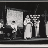 Peter Bull [center] and unidentified others in the stage production Luther