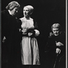 Albert Finney, Lorna Lewis and unidentified in the stage production Luther