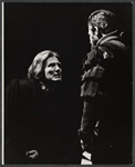 Albert Finney and unidentified [right] in the stage production Luther
