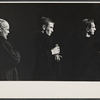Albert Finney, John Heffernan and unidentified [left] in the stage production Luther