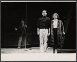 Alan Arkin [background], Eli Wallach and Anne Jackson in the Broadway production of Luv