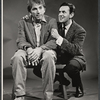 Gabriel Dell and Larry Blyden in publicity pose for the Broadway production of Luv