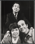 Tom Bosley [standing] Dorothy Loudon and Herb Edelman from the touring stage production Luv