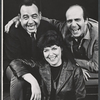 Tom Bosley, Dorothy Loudon and Herb Edelman in publicity photo for the national touring stage production Luv
