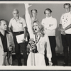 Philip Bruns, Melina Mercouri and unidentified others in the 1972 stage production Lysistrada