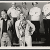 Philip Bruns, Melina Mercouri [center] and unidentified others in the 1972 stage production Lysistrada