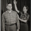 Pat Hingle and Jessica Tandy in rehearsal for the 1961 American Shakespeare Festival production of Macbeth