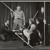 Donald Harron, Pat Hingle, Carla Huston, Kim Hunter and Kathryn Loder in rehearsal for the 1961 American Shakespeare Festival production of Macbeth