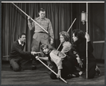 Donald Harron, Pat Hingle, Carla Huston, Kim Hunter and Kathryn Loder in rehearsal for the 1961 American Shakespeare Festival production of Macbeth