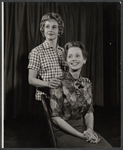 Kim Hunter and Jessica Tandy in rehearsal for the 1961 American Shakespeare Festival production of Macbeth