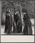 Kim Hunter, Carla Huston and Kathryn Loder in the 1961 American Shakespeare Festival production of Macbeth