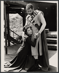 Ellen Holly and James Earl Jones in publicity for the stage production Macbeth