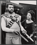 James Earl Jones and Ellen Holly in publicity for the stage production Macbeth