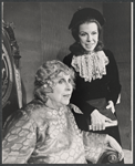 Blanche Yurka and Jacqueline Susann in the 1970 production of The Madwoman of Chaillot