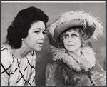 Hilda Simms and Blanche Yurka in the 1970 production of The Madwoman of Chaillot