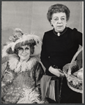 Blanche Yurka and unidentified in the 1970 production of The Madwoman of Chaillot
