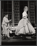 Shirley Jones and unidentified in the stage production Maggie Flynn