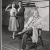 Glynis Johns, Eli Wallach and Charles Laughton in rehearsal for the 1956 Broadway revival of G. B. Shaw's Major Barbara