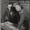 Eli Wallach and Glynis Johns in rehearsal for the 1956 Broadway revival of G. B. Shaw's Major Barbara